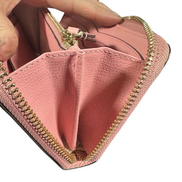 Kate Spade New York Pink Leather Zip Around Wallet - Picture 7 of 11